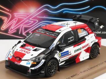 Spark-model Toyota Yaris Wrc Team Toyota Gazoo Racing Wrt N 69 Winner Rally Estonia 2021 K.rovanpera - J.halttunen 1:43 Bílá Červená Černá