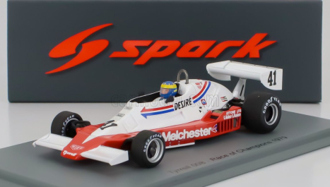 Spark-model Tyrrell F1  008 N 41 Race Of Champions 1979 Desire Wilson 1:43 Červená Bílá