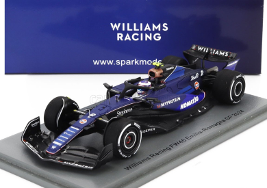 Spark-model Williams F1  Fw46 Team Williams Racing N 2 Emilia Romagna Italy Gp 2024 Logan Sargeant 1:43 2 Tóny Modré