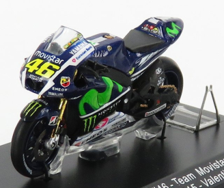 Spark-model Yamaha Yzr-m1 Team Yamaha Factory Racing N 46 Winner Motogp Assen 2015 Valentino Rossi 1:43 Modrá Met Bílá