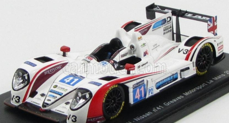 Spark-model Zytek Z11sn Nissan 4.5l V8 Team Greaves Motorsport N 41 24h Le Mans 2014 M.munemann - A.latif - J.winslow 1:43 Bílá