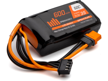 Spektrum LiPo 11.1V 600mAh 50C IC2