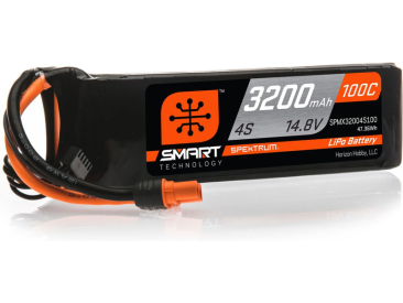 Spektrum Smart LiPo 14.8V 3200mAh 100C IC3