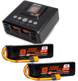 Spektrum Smart Powerstage G2 Air 4S 2200mAh IC3 2x, nabíječ S250