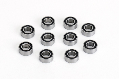 Spojkové kuličkové ložiska s gum. prachovkou 5x10x4mm (10 ks.)