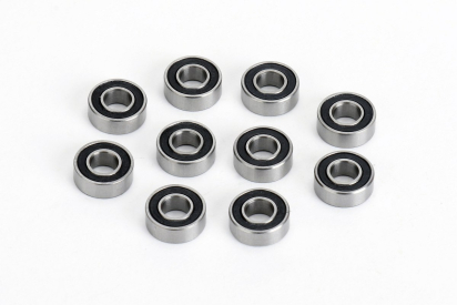 Spojkové kuličkové ložiska s gum. prachovkou 5x11x4mm (10 ks.)