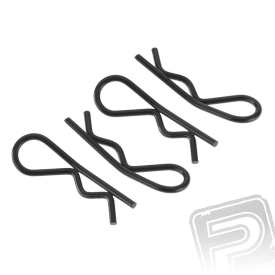Sponky karoserie, velké, černé, (4 ks.)