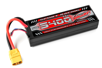 Sport Racing 50C - 5400mAh-7,4V-LiPo Stick Hardcase-XTT90 (s TRAXXAS adaptérem)