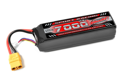 Sport Racing 50C - 7000mAh - 4S - 14,8V - XTT-90 - Semi-Soft case (s TRAXXAS adaptérem)