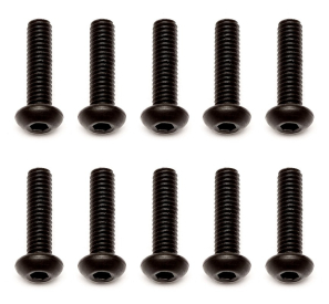 Šroub M2,4x8mm s imbusouvou půlkulatou hlavou, 10ks.