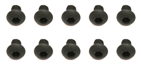 Šroub M3x4mm s imbusouvou půlkulatou hlavou, 10ks.