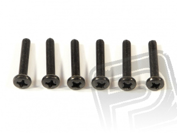 Šroub s čočkovou hlavou M3x18mm (6 ks)