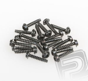 Šroub s podložkou, M2x10mm, 20ks.