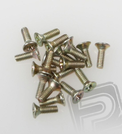 Šroub se zápustnou hlavou 2x6mm, HAM S18