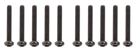 Šrouby, M2,5x20mm s půlkulatou imbusouvou hlavou