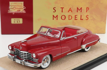 Stamp-models Cadillac Series 62 Convertible Open 1947 1:43 Maroon Met