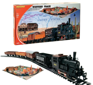 BAZAR - MEHANO Train set Western s maketou tratě