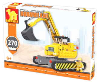 Stavebnice Ausini 92891 Bagr - kostky rozměrově shodné s Lego