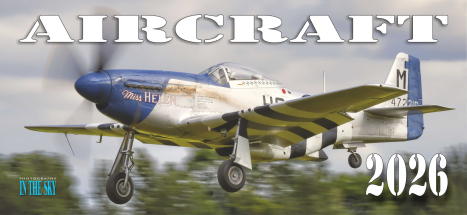 Stolní kalendář Aircraft 2026