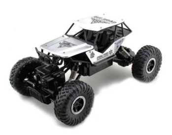 ROZBALENO - RC auto Strong Crawler, stříbrná