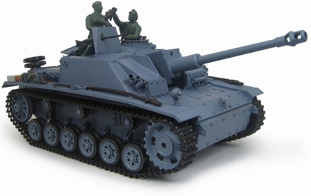 BAZAR - RC tank Panzer StuG 3 Ausf.G 1:16 BB, šedá