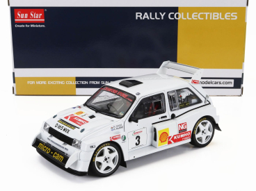 Sun-star Austin Mg Metro 6r4 N 3 Rally Shell Donegal International 2006 Colin Mcrae - Nicky Grist 1:18 Bílá