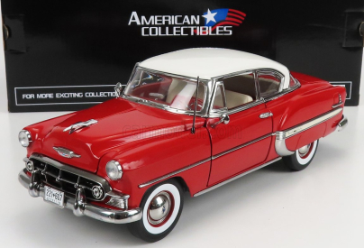 Sun-star Chevrolet Bel Air Coupe 1953 1:18 Červená Bílá