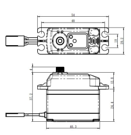 SV-1272SG HI VOLT digitální servo
