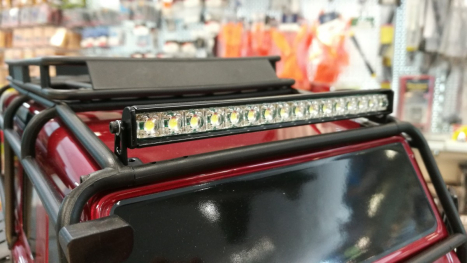 Světelná rampa Flux LED 16x, 133mm s měničem 4-24V