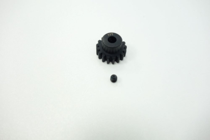 SWORKz ocelový motorvý pastorek 17 zubů, Modul M1.0 , 5mm motorová hřídel