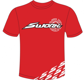SWORKz Original červené T-Shirt velikost 4XL