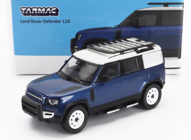 Tarmac Land rover New Defender 110 2020 1:64 Modrá Bílá