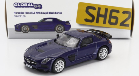 Tarmac Mercedes benz Sls Amg Black Series 2020 1:64 Blue