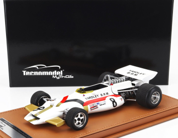 Tecnomodel BRM F1 P160 N 8 2nd Gp Dutch 1971 Pedro Rodriguez 1:18 Bílá Červená Zlatá