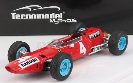 Tecnomodel Ferrari F1  512 N 4 Italy Gp 1965 Lorenzo Bandini 1:43 Red