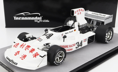 Tecnomodel March F1  761 N 34 Long Beach Usa Gp 1976 Hans Joachim Stuck 1:18 Bílá
