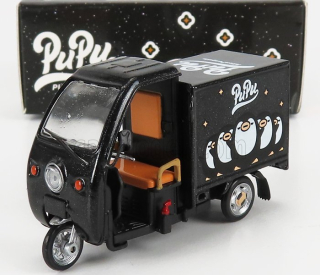 Tiny toys Motorcycle Electric Tricycle Pupu Aliens 1980 1:43 Black