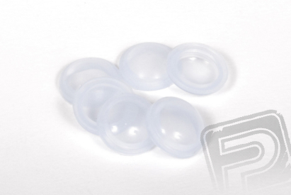 Tlumící silikonové talířky/čepičky 13x4.5mm (6 ks)