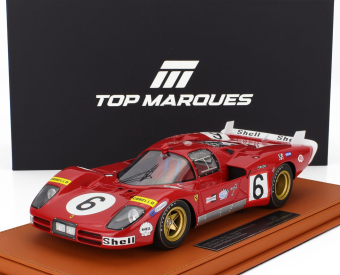 Topmarques Ferrari 512s 5.0l V12 Team Sefac Spa Ferrari N 6 24h Le Mans 1970 Ignazio Giunti - Nino Vaccarella 1:18 Red