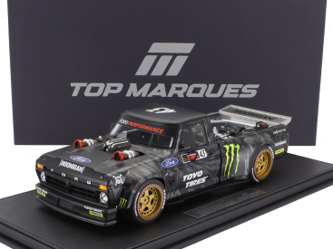 Topmarques Ford usa F-150 Pick-up N 43 Hoonigan 2018 Ken Block 1:18 Černá Bílá
