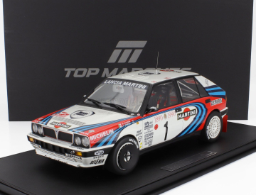 Topmarques Lancia Delta Hf Integrale 16v Martini N 1 3rd Rally Montecarlo 1990 M.biasion - T.siviero 1:12 Bílá Červená Modrá
