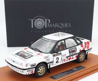 Topmarques Subaru Legacy Rs N 2 Winner British Rally 1993 Richard Burns - Robert Reid - Con Vetrina - With Showcase 1:18 Bílá