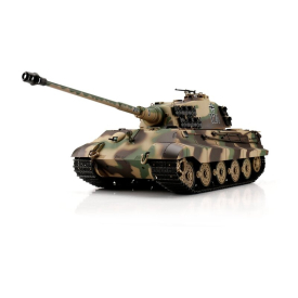 TORRO tank 1/16 RC Königstiger Henschel vícebarevná kamufláž - BB Airsoft+IR