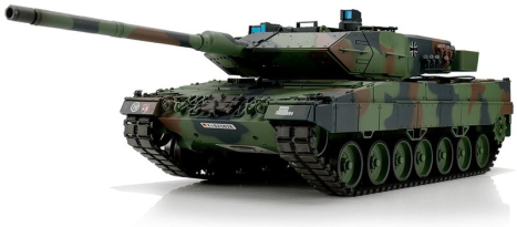 TORRO tank 1/16 RC LEOPARD 2A6 NATO kamufláž - BB Airsoft+IR