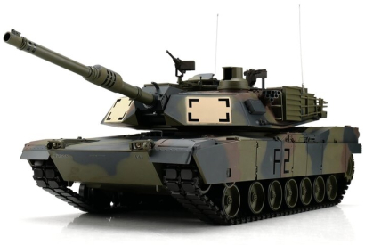 TORRO tank 1/16 RC M1A Abrams zelená kamufláž - BB Airsoft+IR