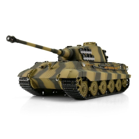 TORRO tank PRO 1/16 RC Königstiger vícebarevná kamufláž - infra IR - Servo