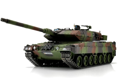 BAZAR - TORRO tank PRO 1/16 RC Leopard 2A6 kamufláž - Airsoft BB kouř z hlavně