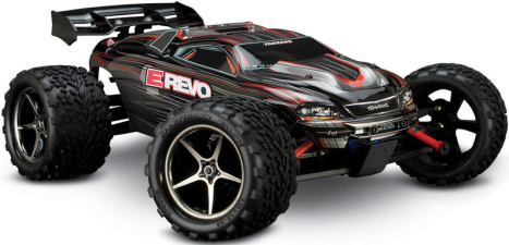 RC auto Traxxas E-Revo, černá