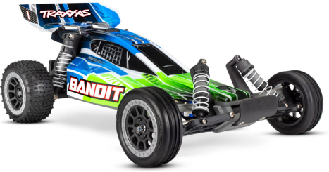 RC auto Traxxas Bandit 1:10 RTR, zelená