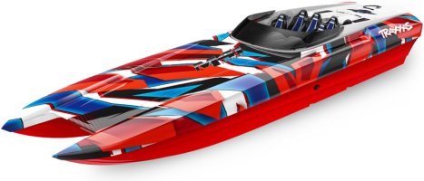 RC loď Traxxas DCB M41 RTR, červená